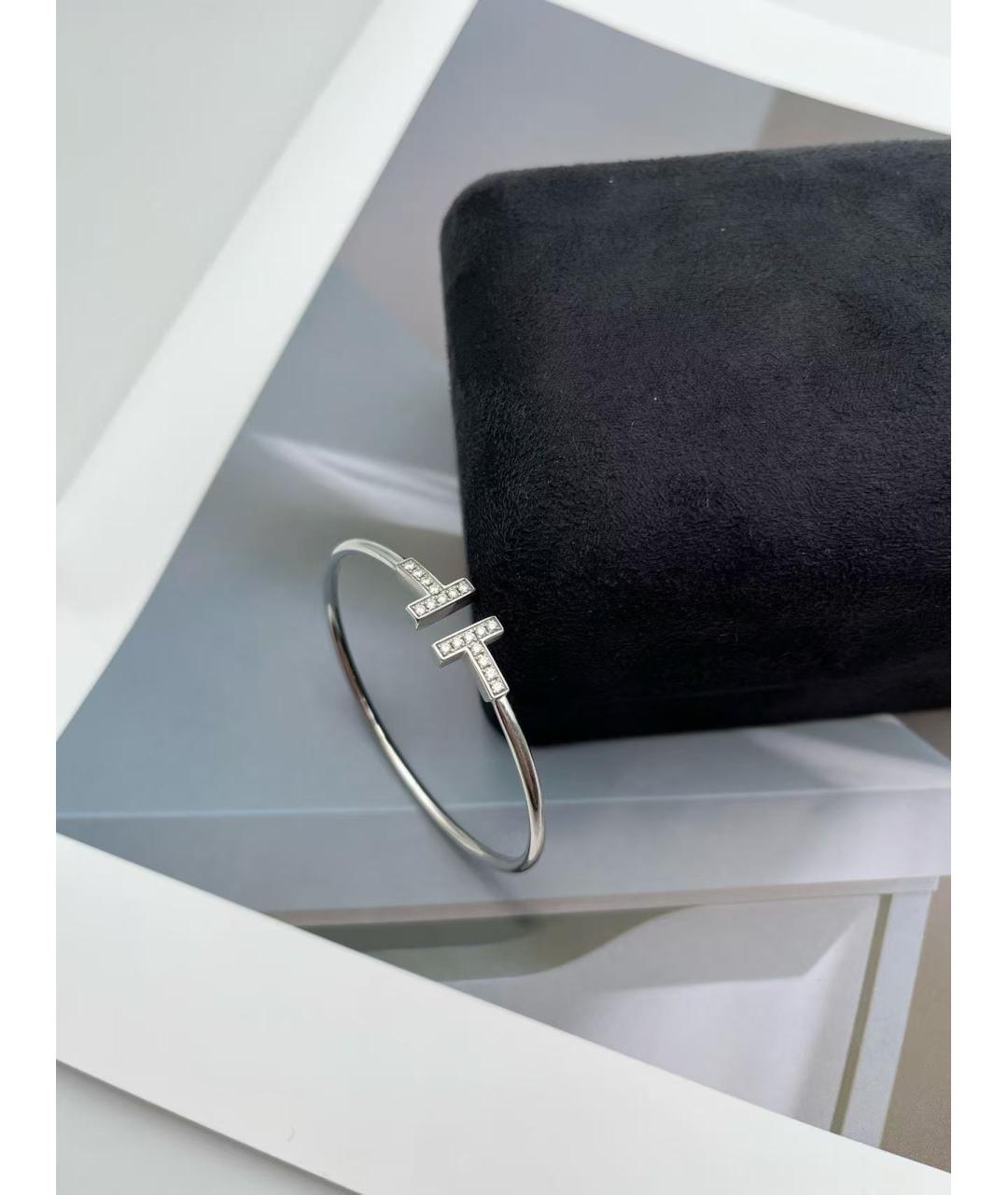 TIFFANY&CO Серебрянный браслет из белого золота, фото 4