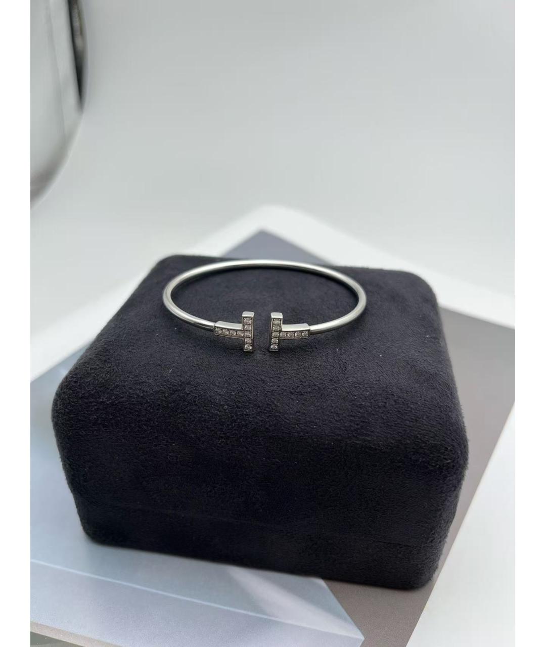 TIFFANY&CO Серебрянный браслет из белого золота, фото 3