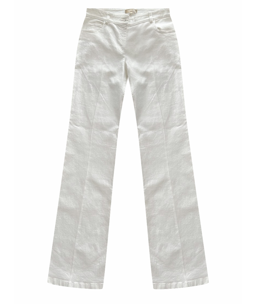 MICHAEL KORS COLLECTION Белые хлопковые джинсы клеш, фото 1
