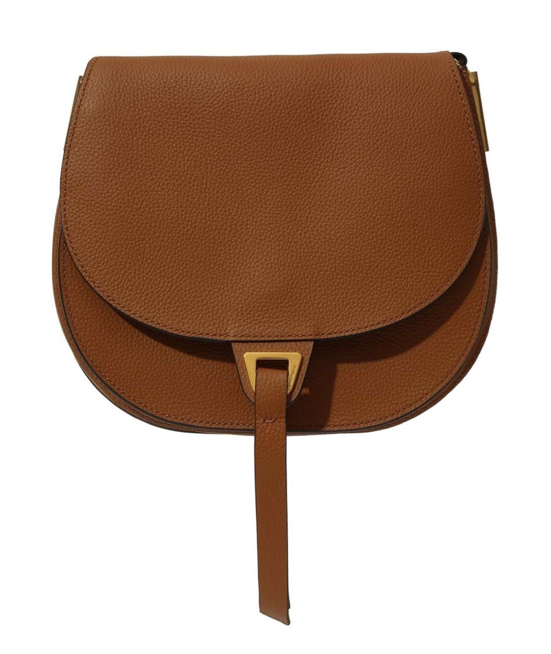COCCINELLE Коричневая кожаная сумка через плечо, фото 7
