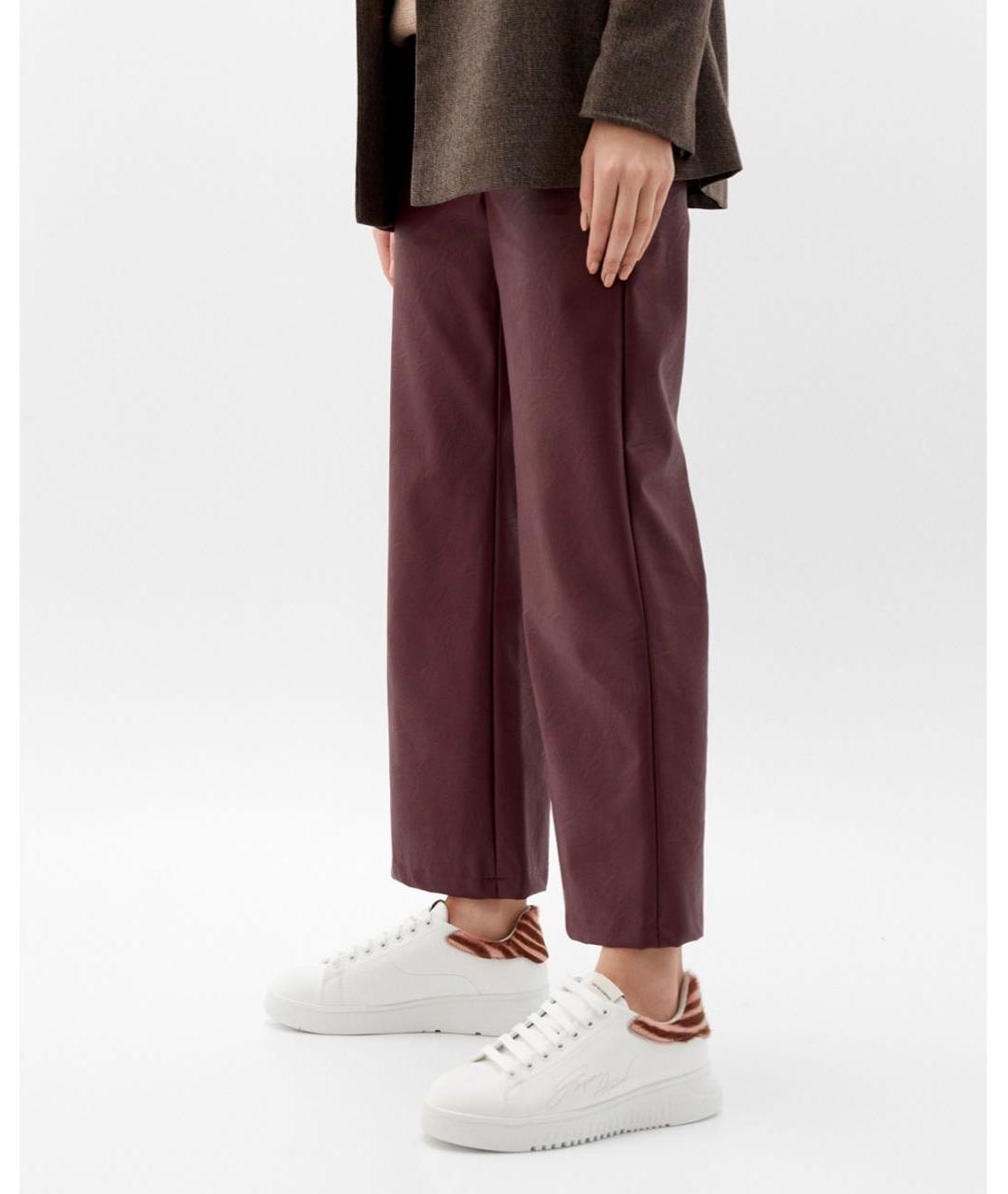 EMPORIO ARMANI Белые кожаные кроссовки, фото 8