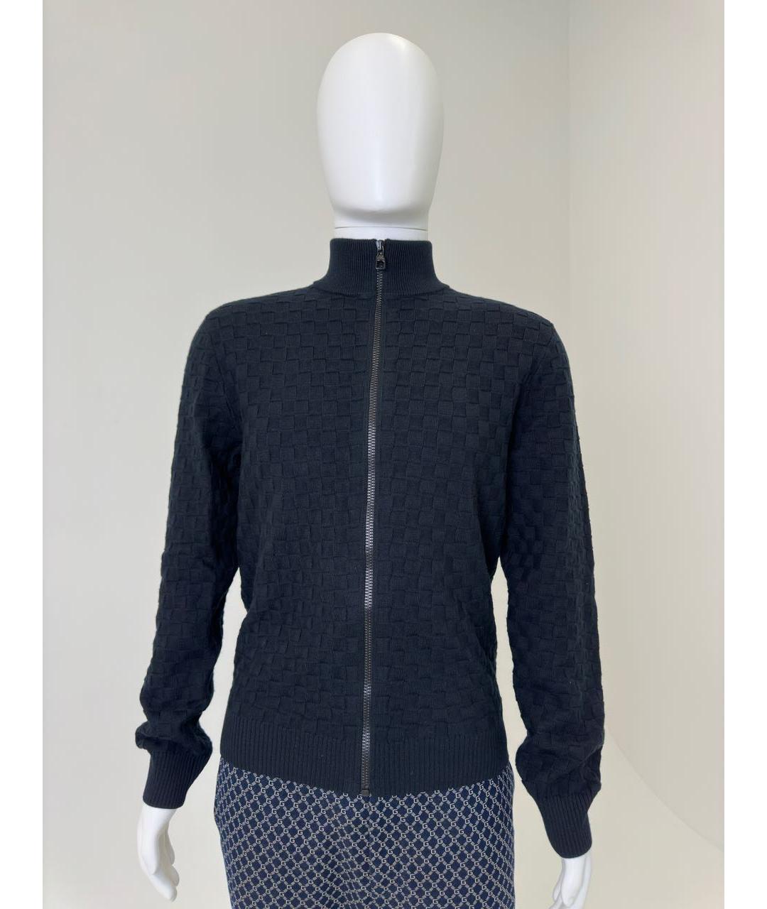 LOUIS VUITTON Темно-синий кардиган, фото 4