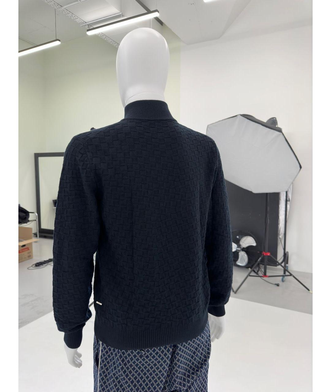 LOUIS VUITTON Темно-синий кардиган, фото 2