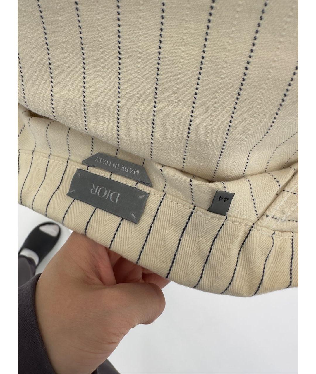 CHRISTIAN DIOR Бежевая классическая рубашка, фото 3