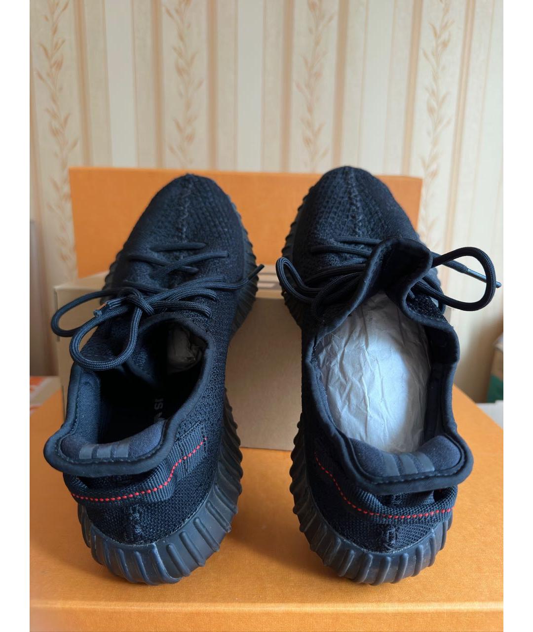 YEEZY Черные низкие кроссовки / кеды, фото 3