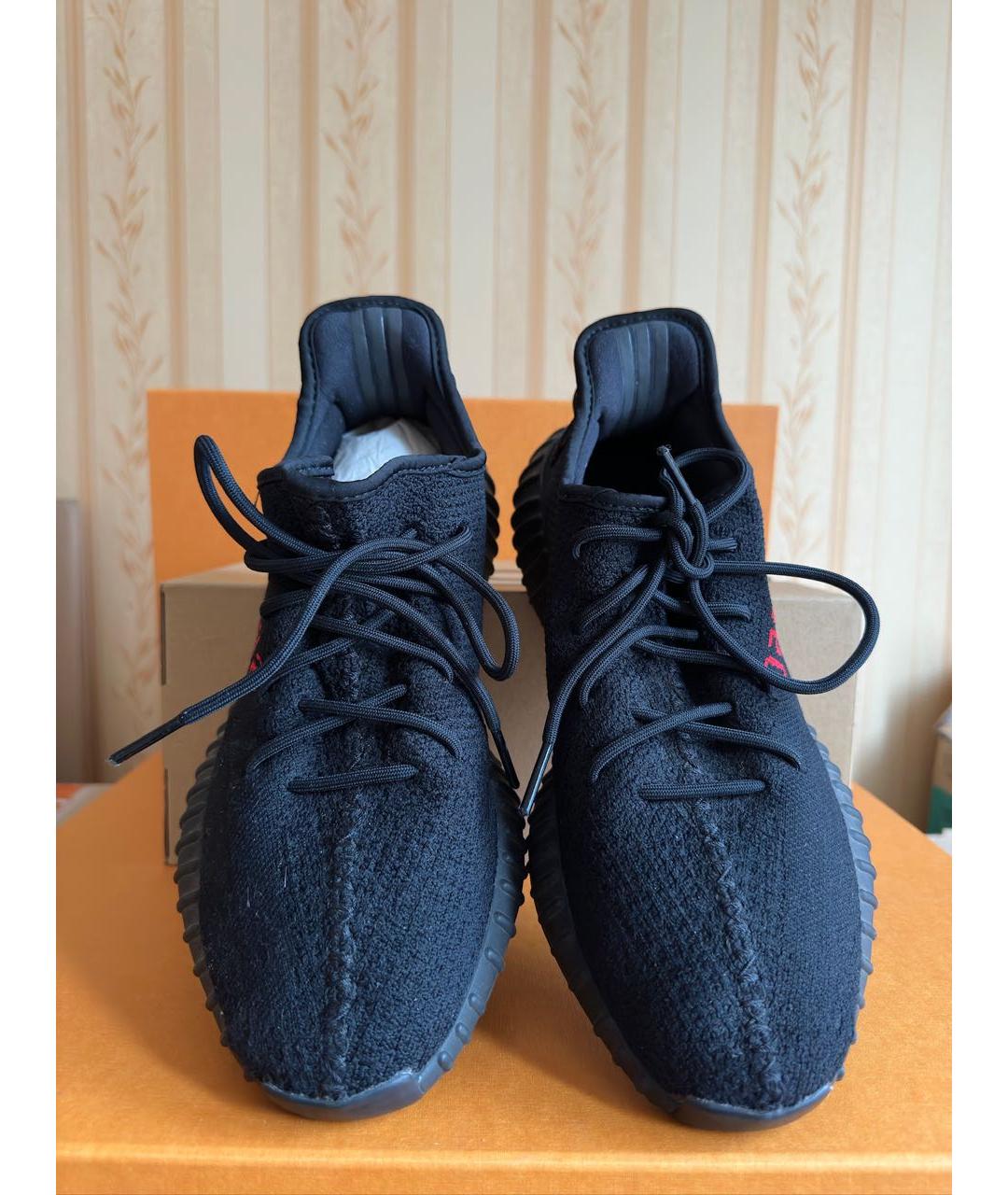 YEEZY Черные низкие кроссовки / кеды, фото 2