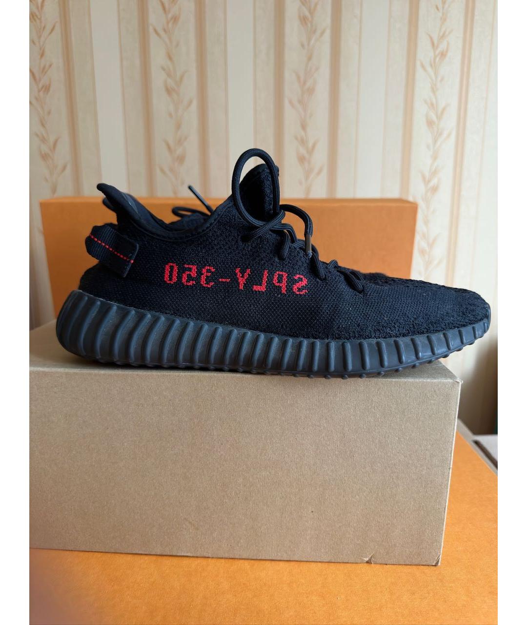 YEEZY Черные низкие кроссовки / кеды, фото 5