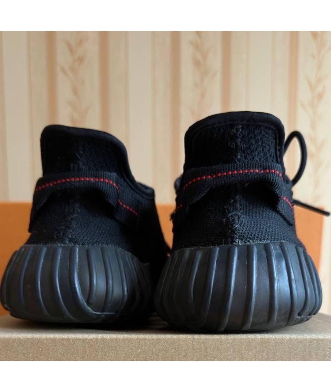 YEEZY Черные низкие кроссовки / кеды, фото 4