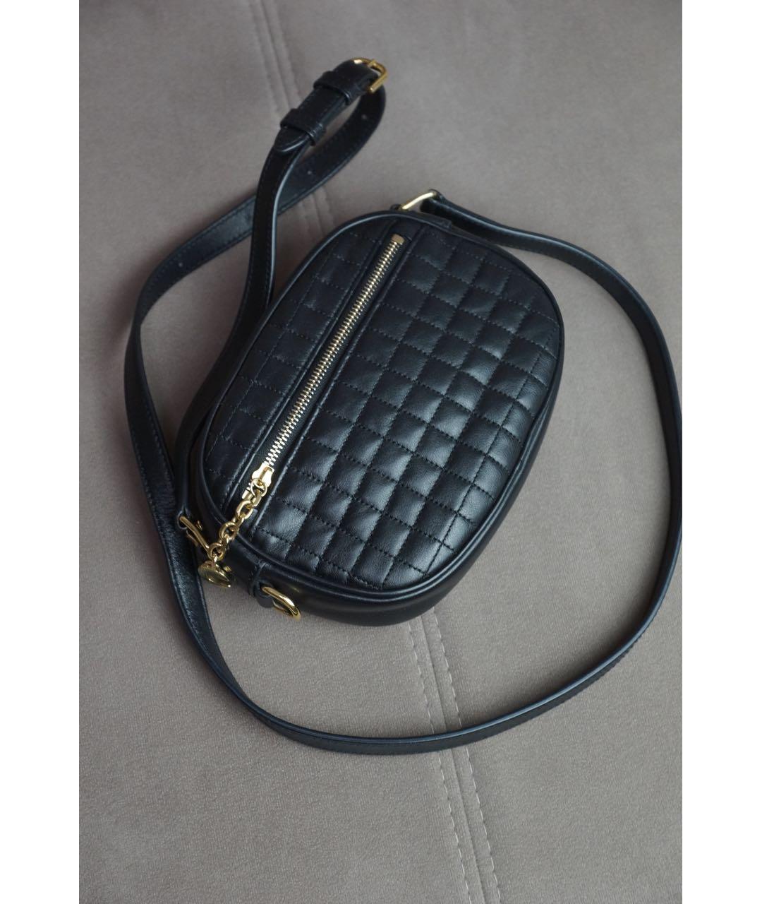 CELINE Черная кожаная сумка через плечо, фото 2