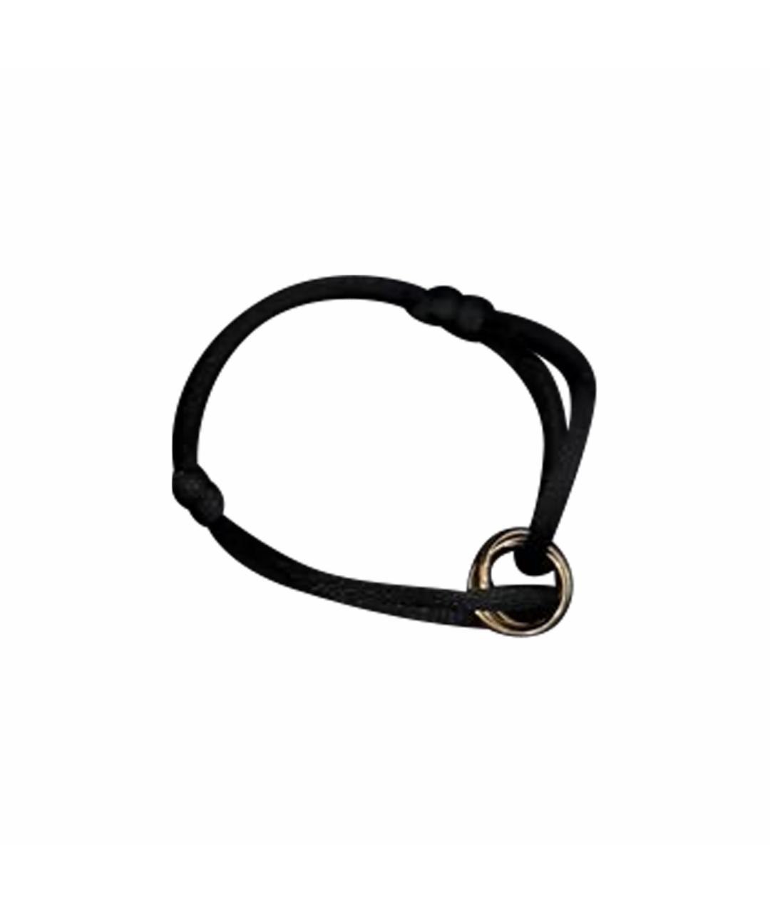 CARTIER Черный браслет из желтого золота, фото 1