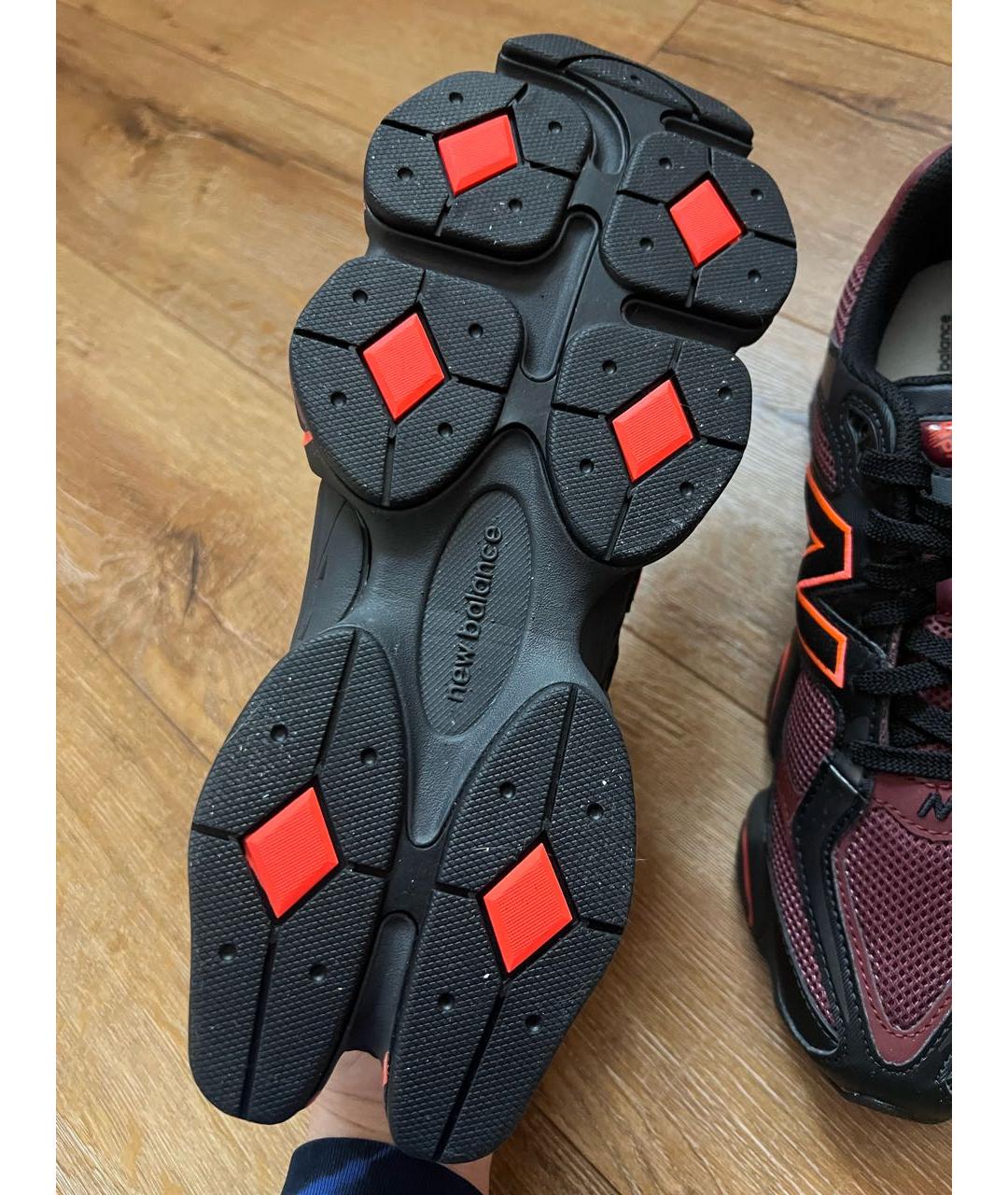 NEW BALANCE Черные синтетические низкие кроссовки / кеды, фото 7