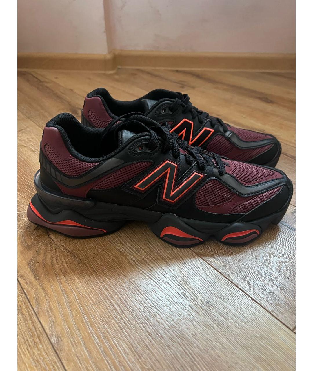 NEW BALANCE Черные синтетические низкие кроссовки / кеды, фото 2