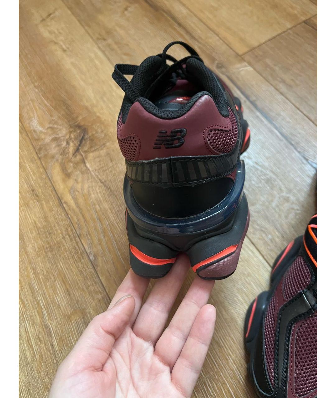 NEW BALANCE Черные синтетические низкие кроссовки / кеды, фото 6