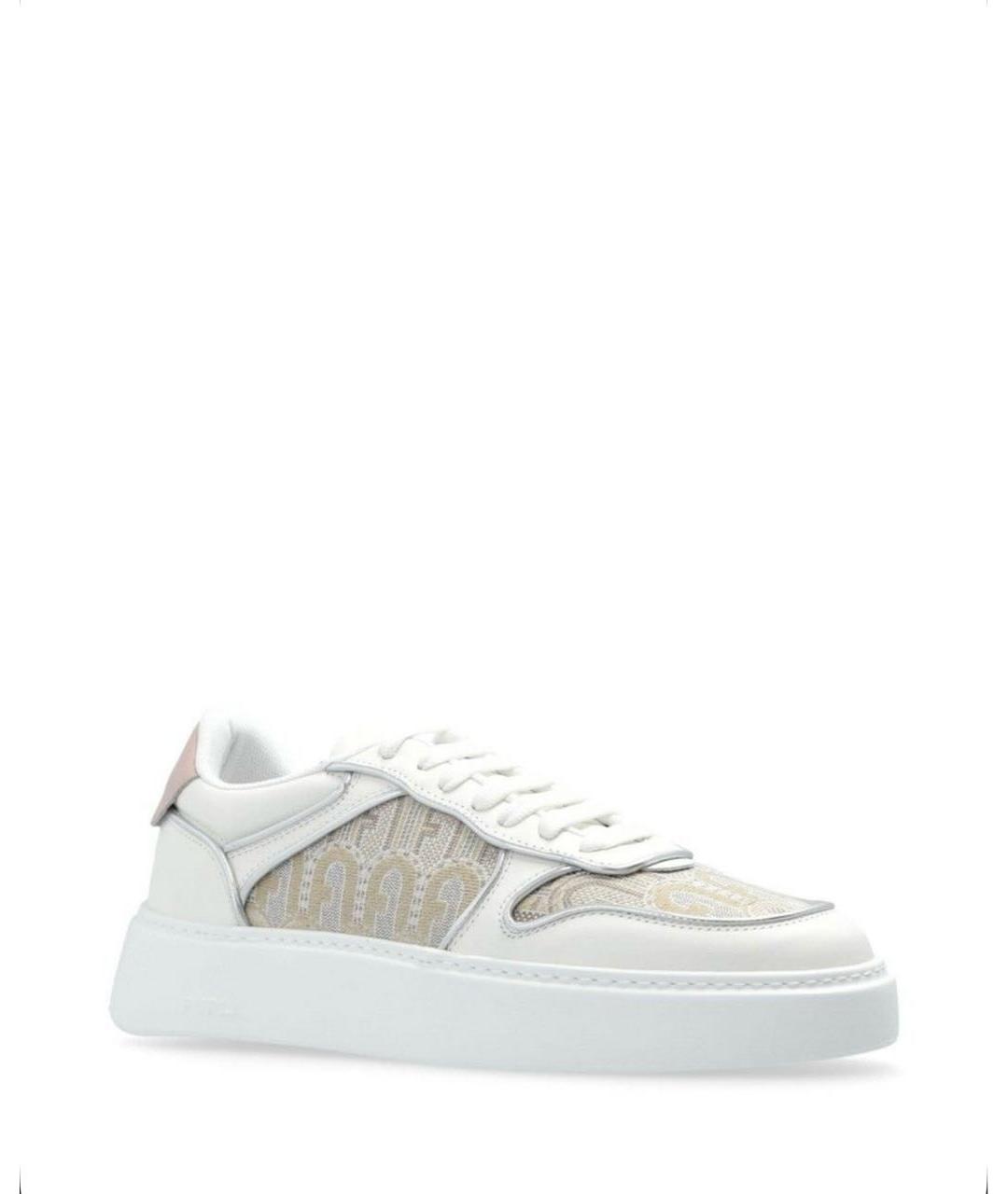 FURLA Белые кожаные кеды, фото 3