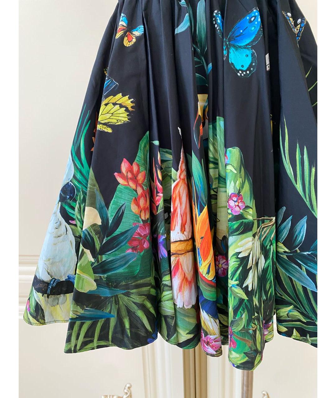 DOLCE&GABBANA Мульти хлопковый сарафан, фото 7
