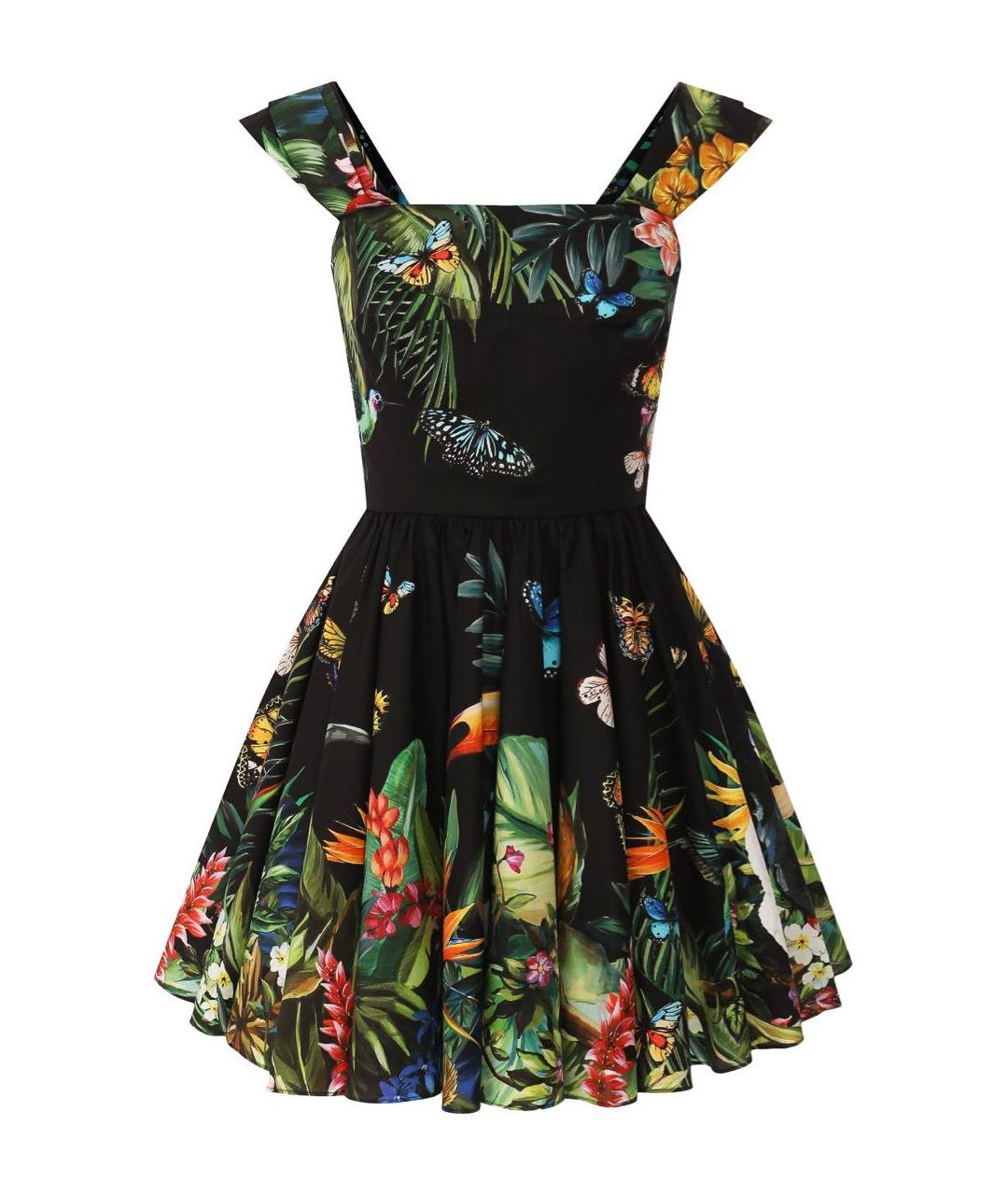 DOLCE&GABBANA Мульти хлопковый сарафан, фото 9