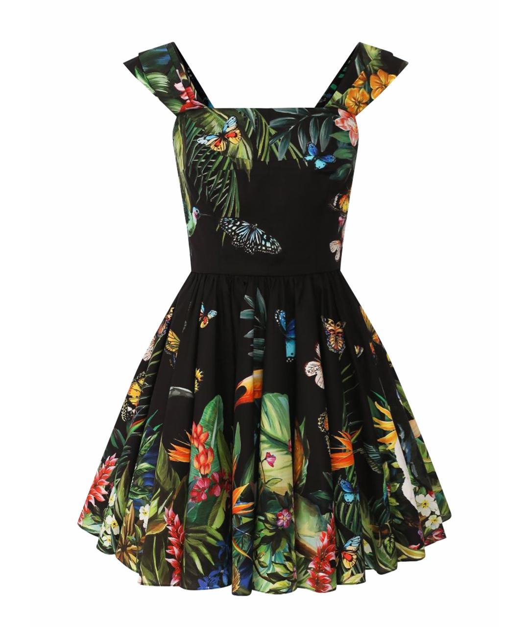 DOLCE&GABBANA Мульти хлопковый сарафан, фото 1