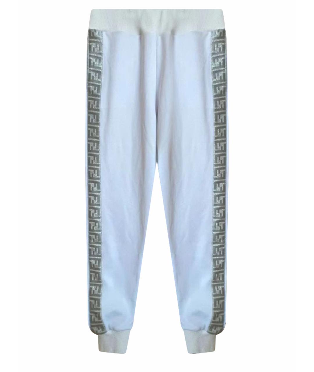 FENDI Белые спортивные брюки и шорты, фото 1
