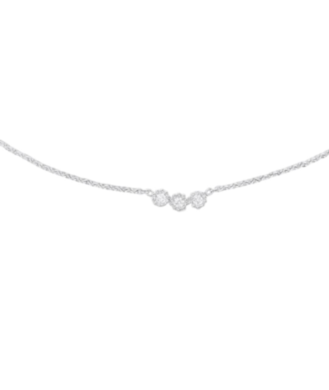 CHRISTIAN DIOR Серебряное колье из белого золота, фото 5