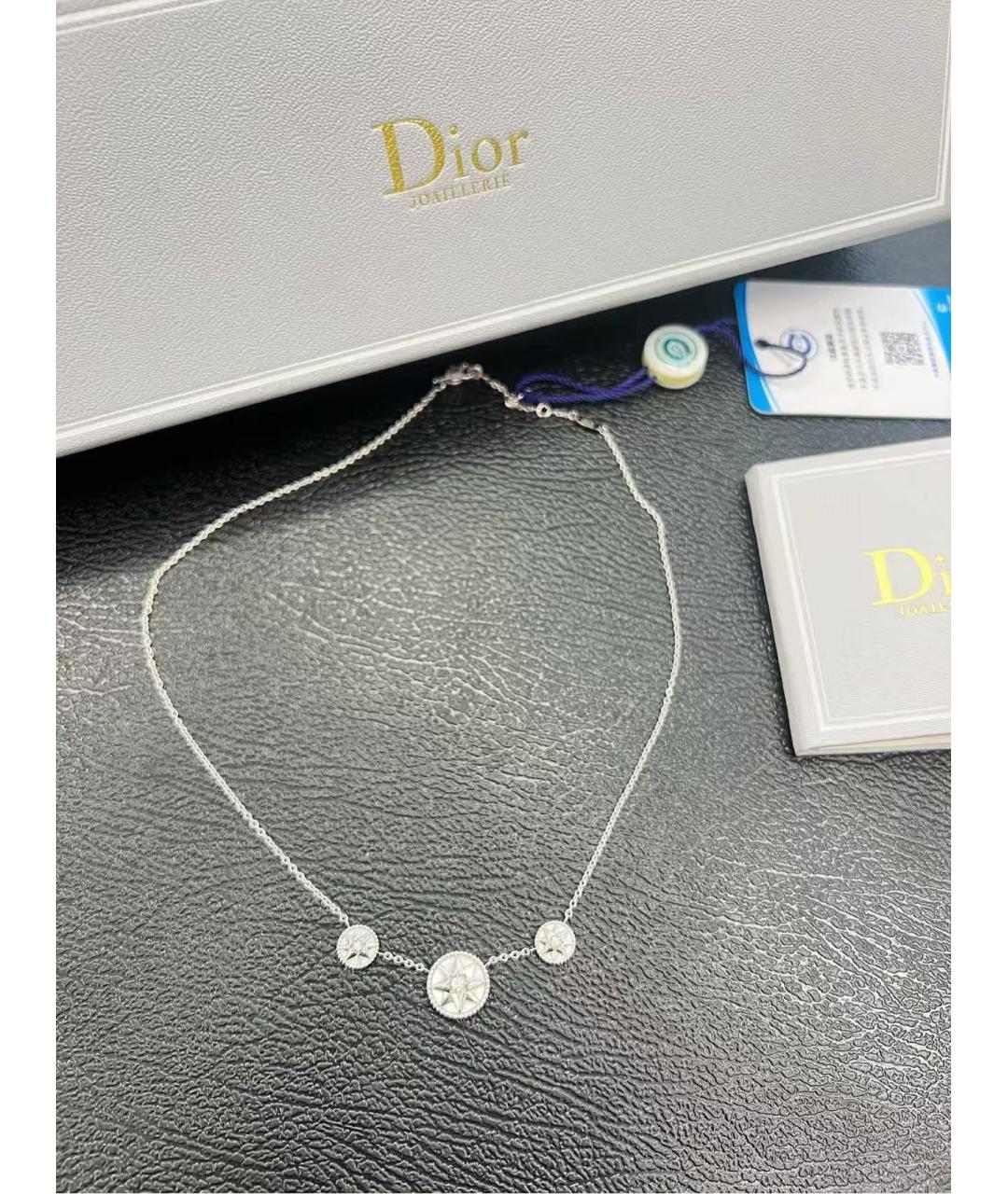 CHRISTIAN DIOR Серебряная подвеска из белого золота, фото 4