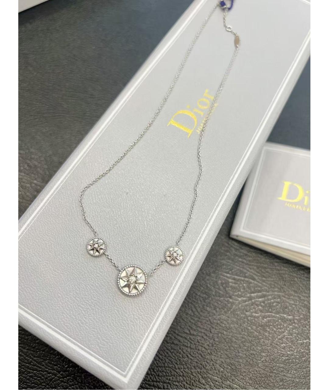 CHRISTIAN DIOR Серебряная подвеска из белого золота, фото 2