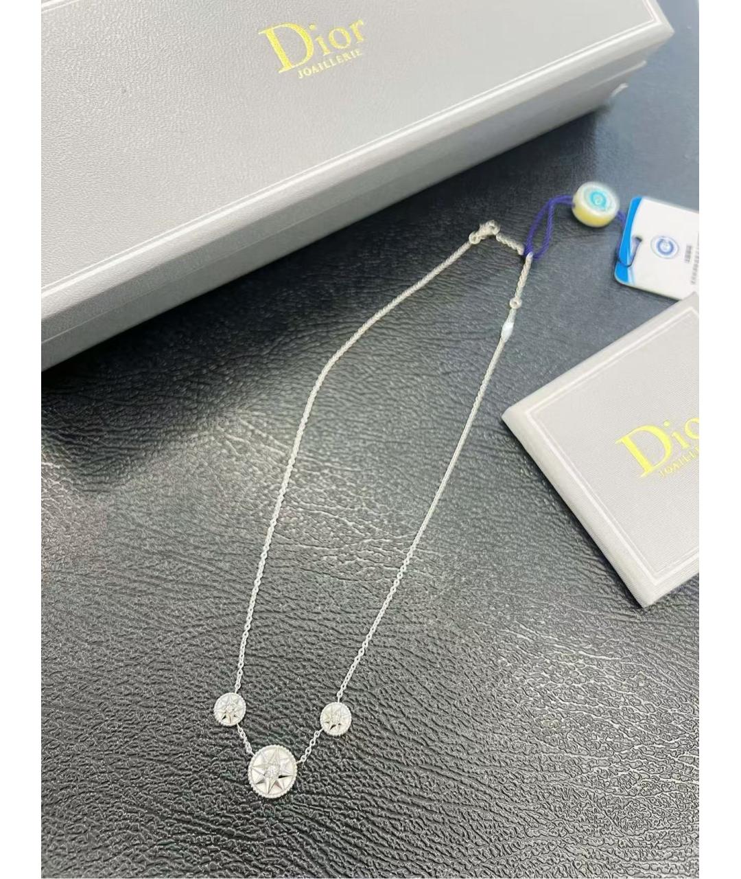 CHRISTIAN DIOR Серебряная подвеска из белого золота, фото 3