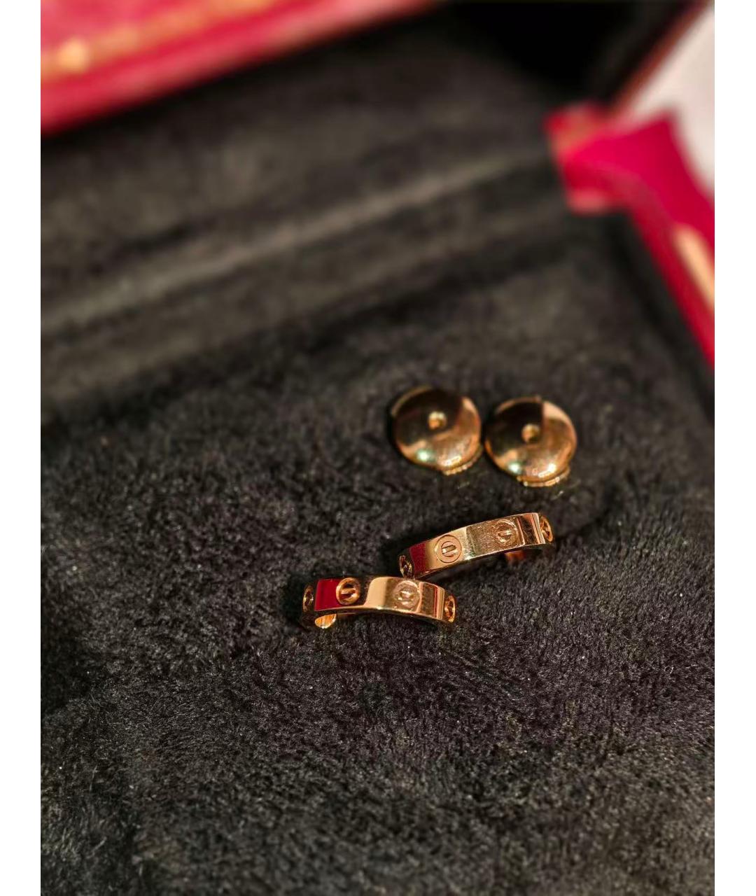 CARTIER Золотые серьги из розового золота, фото 6