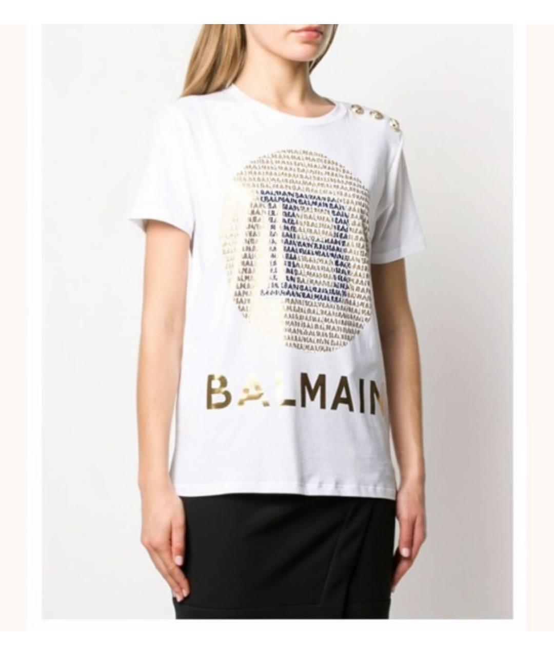 BALMAIN Белая футболка, фото 7