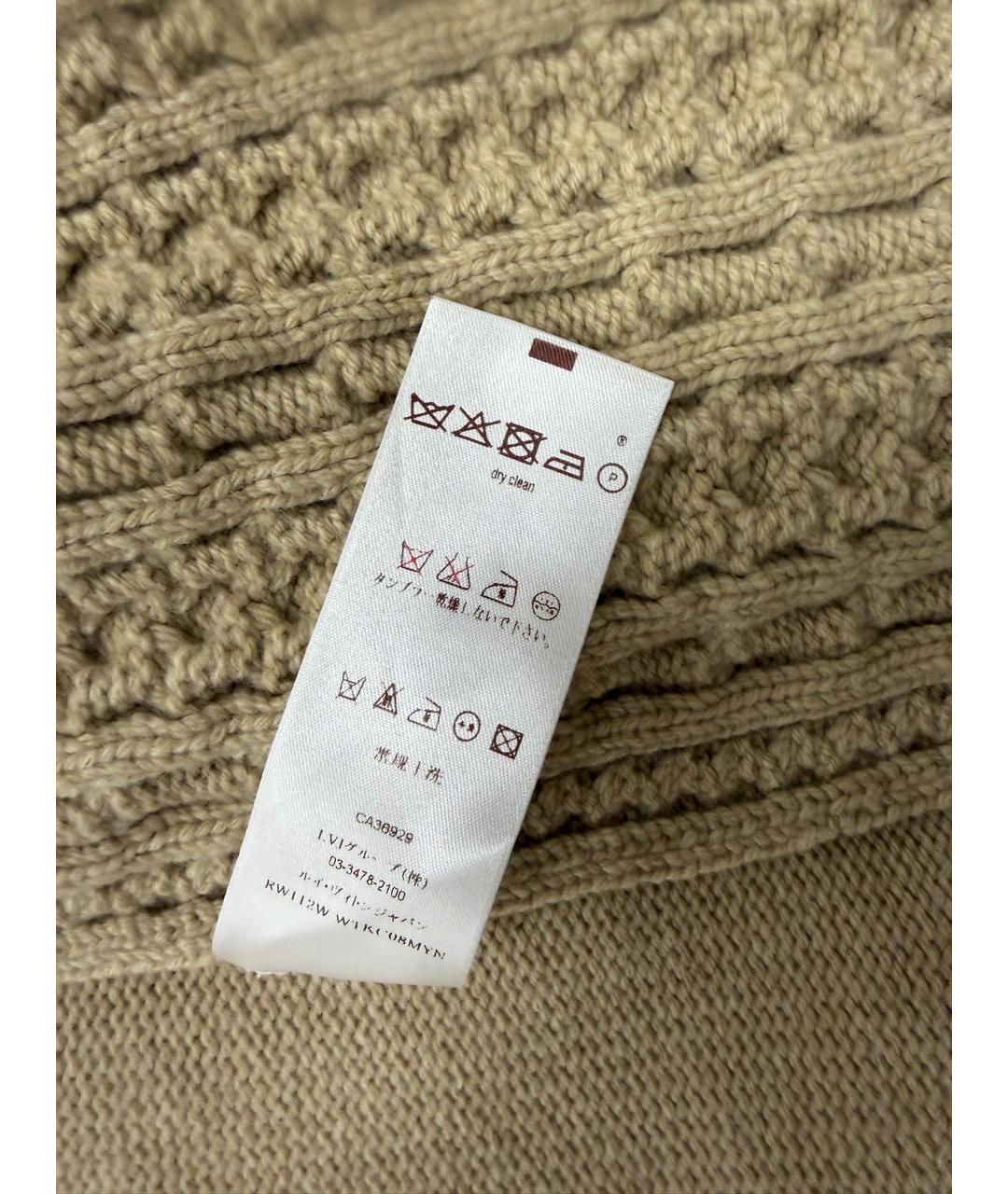 LOUIS VUITTON Бежевый кашемировый джемпер / свитер, фото 6