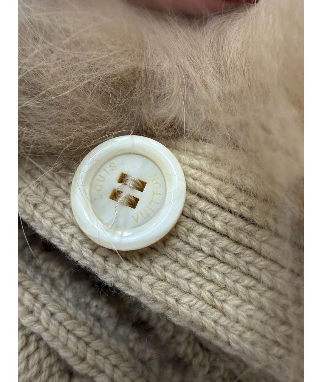 LOUIS VUITTON Бежевый кашемировый джемпер / свитер, фото 7