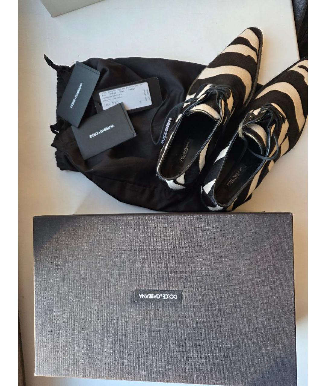 DOLCE&GABBANA Черные ботинки, фото 5