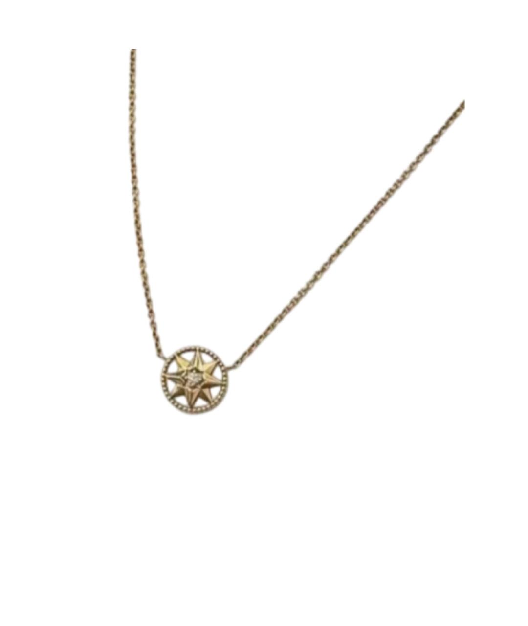 CHRISTIAN DIOR Золотая подвеска из желтого золота, фото 2