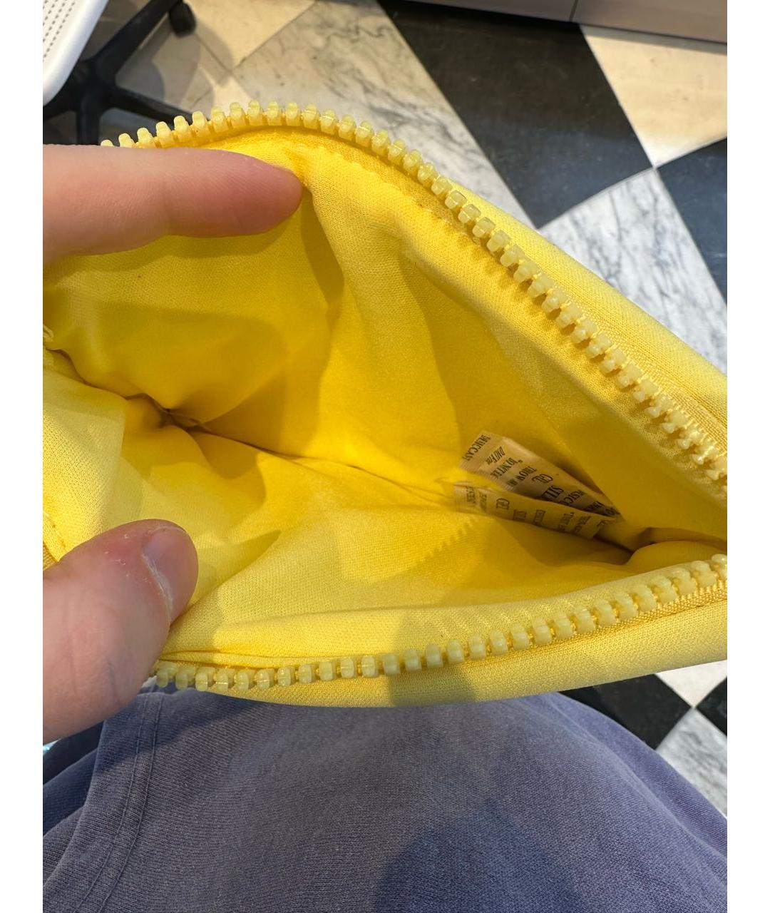 RHODE Желтая косметичка, фото 3