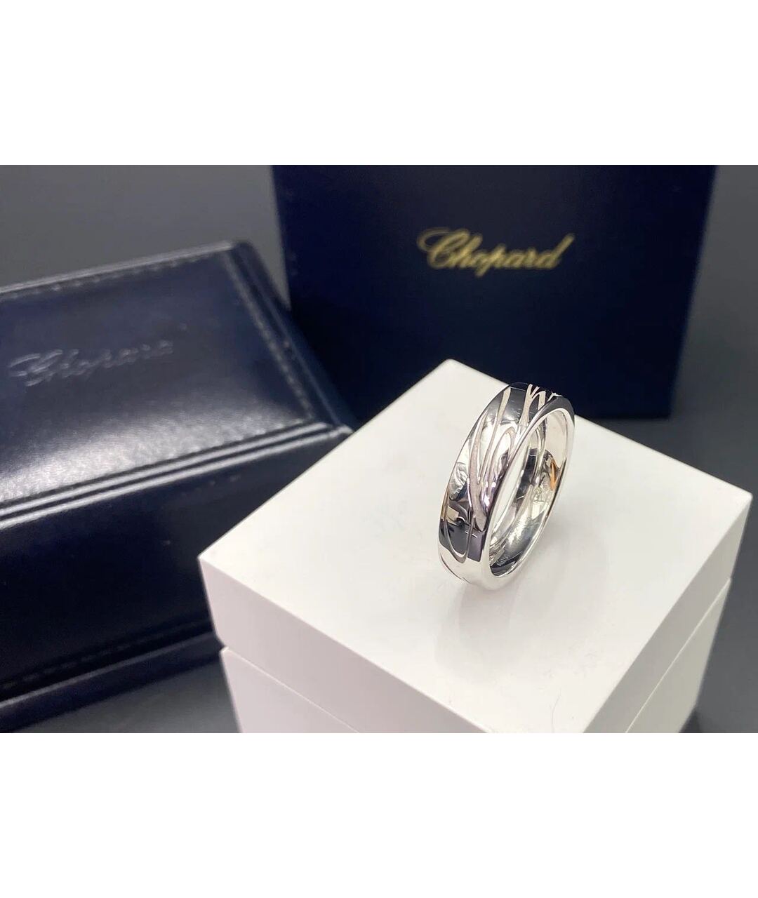 CHOPARD Серебряное кольцо из белого золота, фото 3