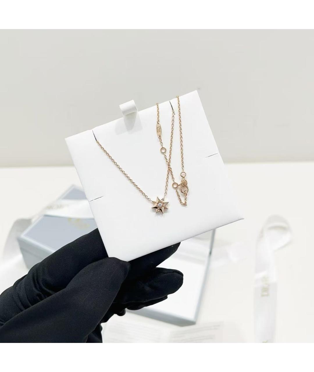 CHRISTIAN DIOR Золотая подвеска из розового золота, фото 2