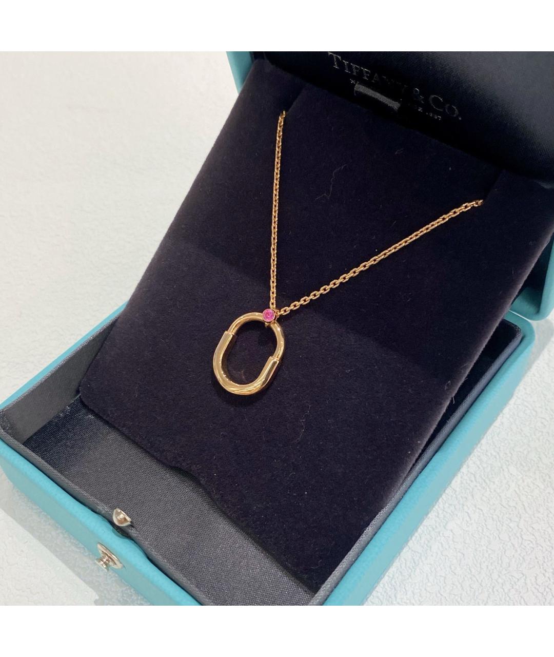 TIFFANY&CO Золотая подвеска из розового золота, фото 4