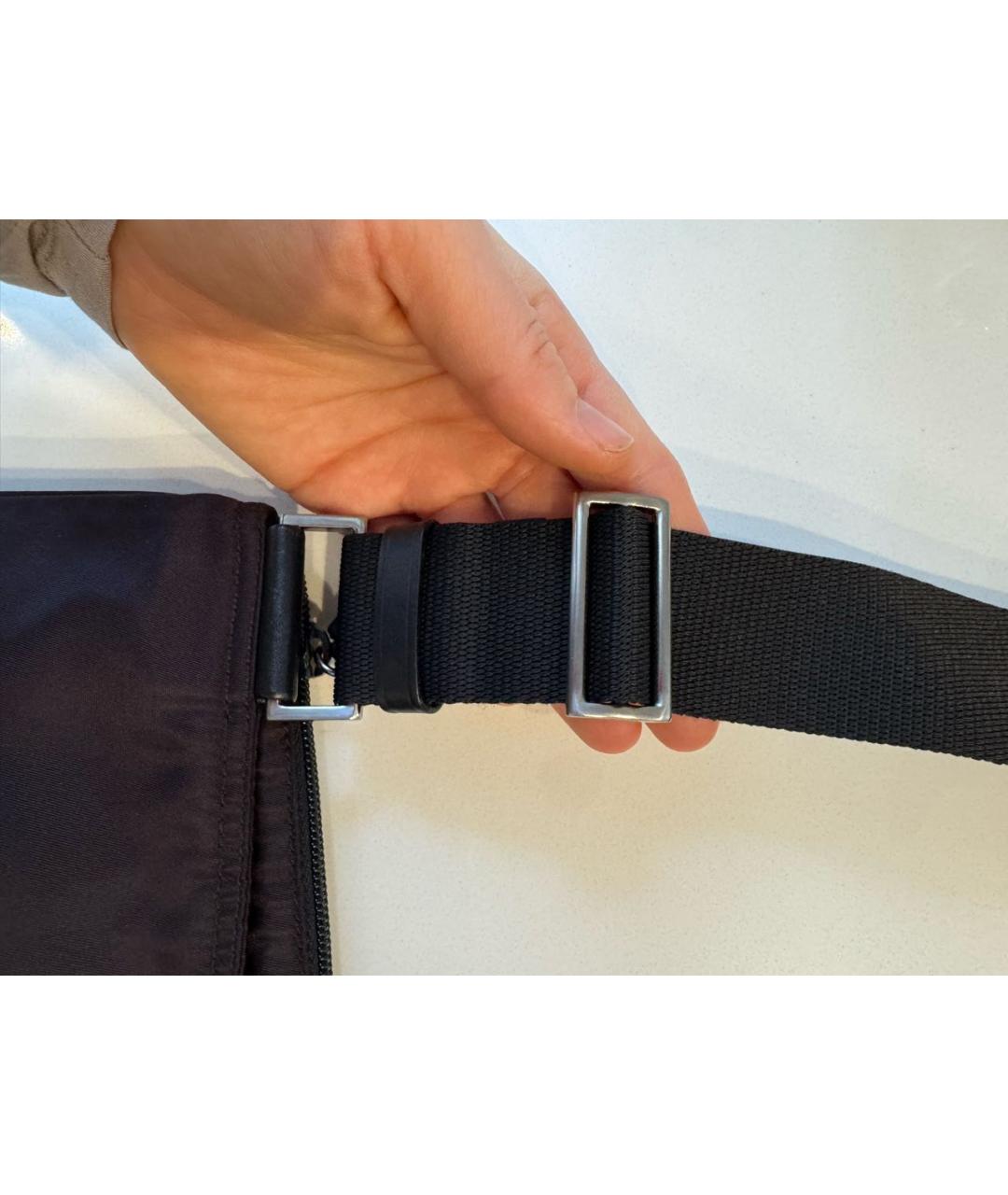 PRADA Коричневая тканевая сумка через плечо, фото 7