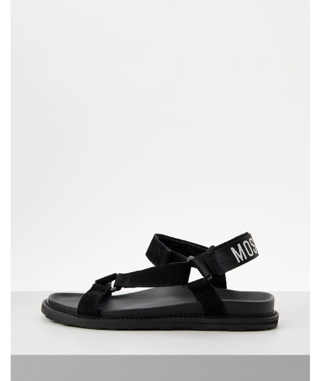 MOSCHINO Черные замшевые сандалии, фото 8
