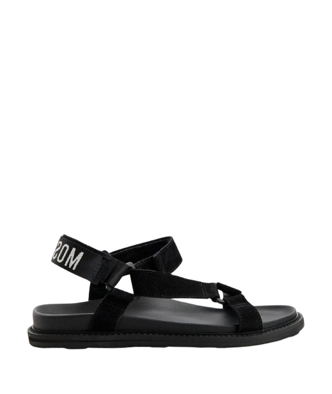 MOSCHINO Черные замшевые сандалии, фото 1