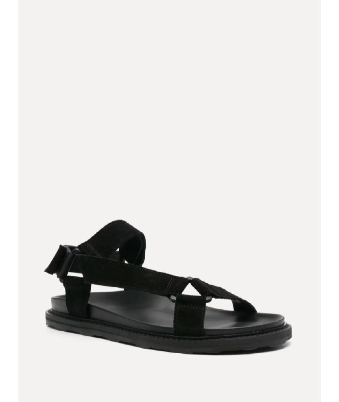 MOSCHINO Черные замшевые сандалии, фото 2