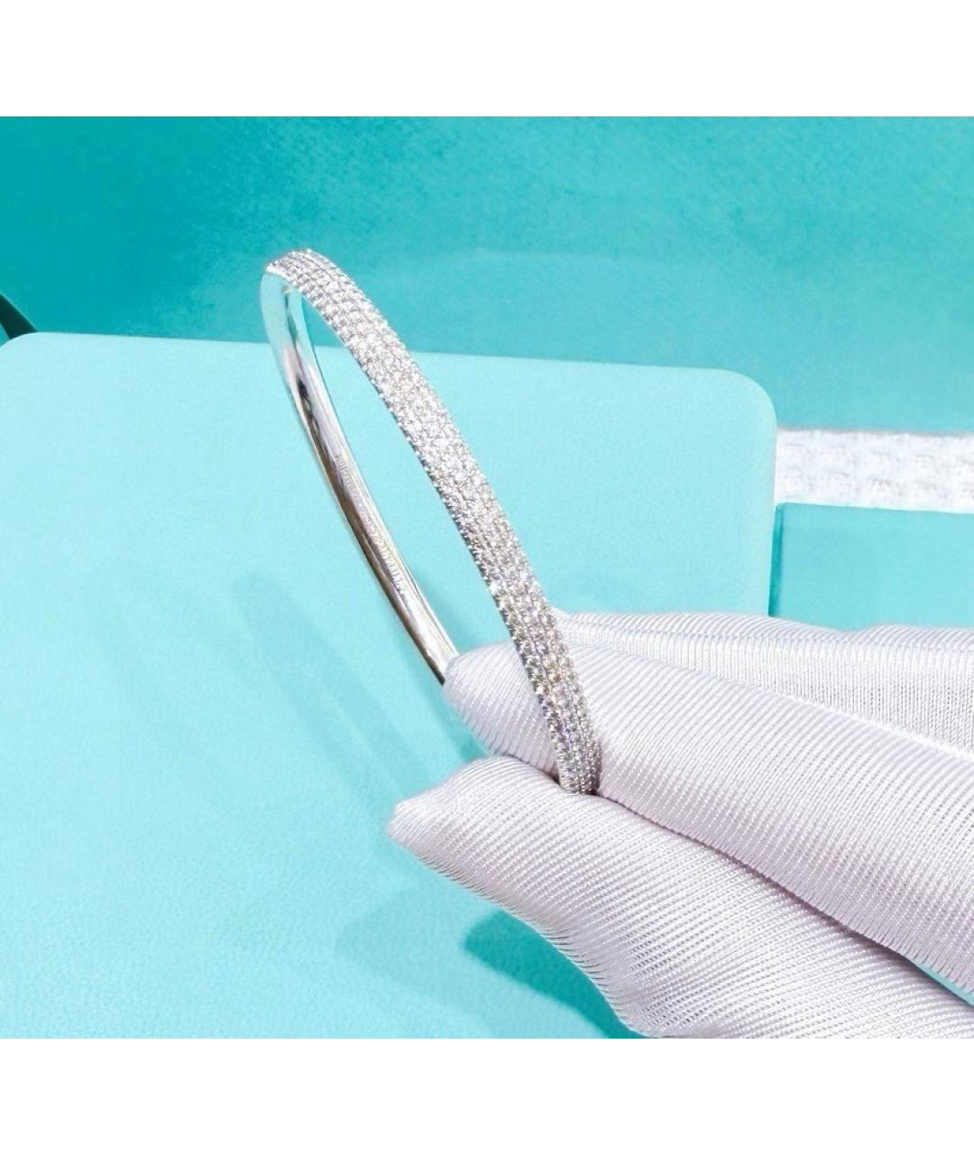 TIFFANY&CO Серебрянный браслет из белого золота, фото 3