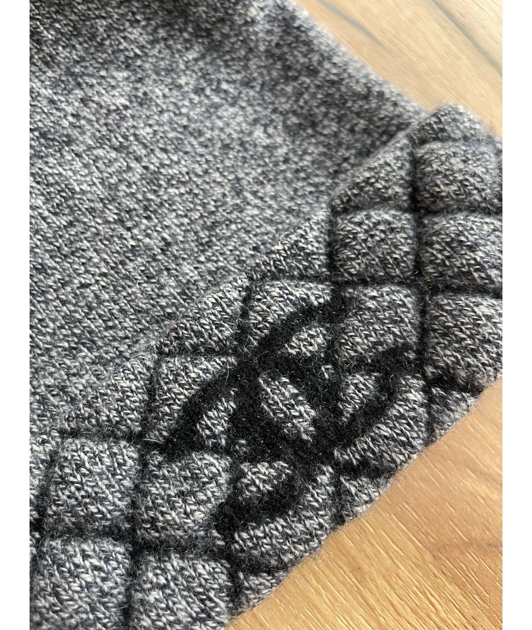 CHANEL Серая кашемировая шапка, фото 7