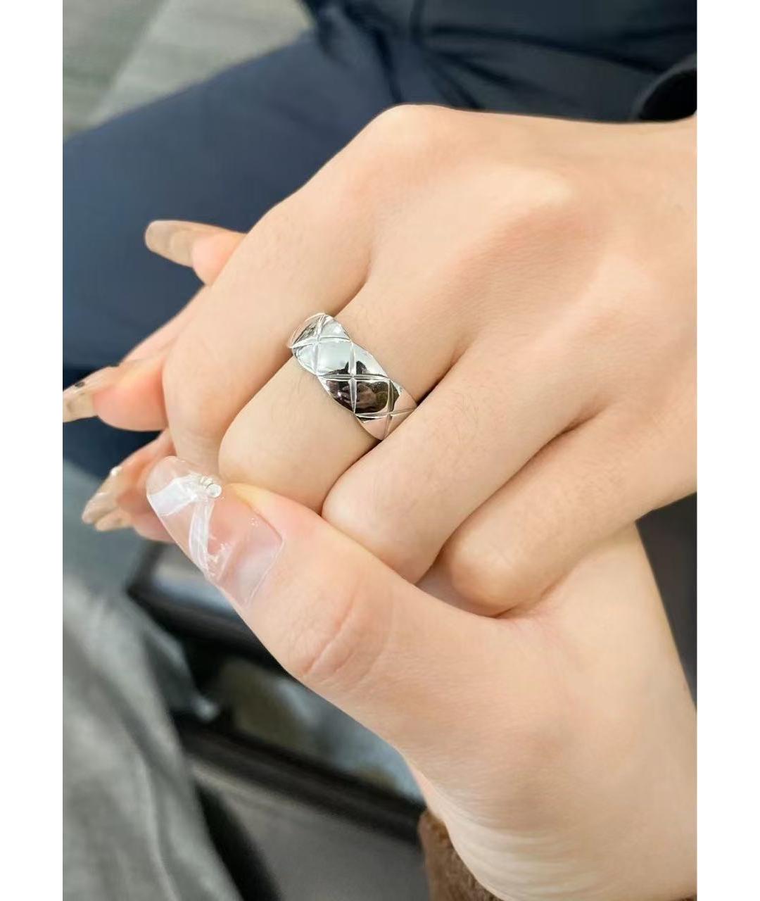 CHANEL Серебряное кольцо из белого золота, фото 5