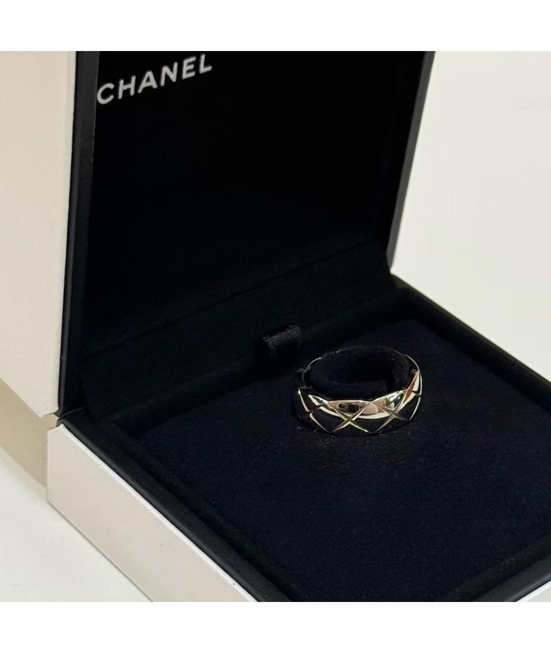 CHANEL Серебряное кольцо из белого золота, фото 2