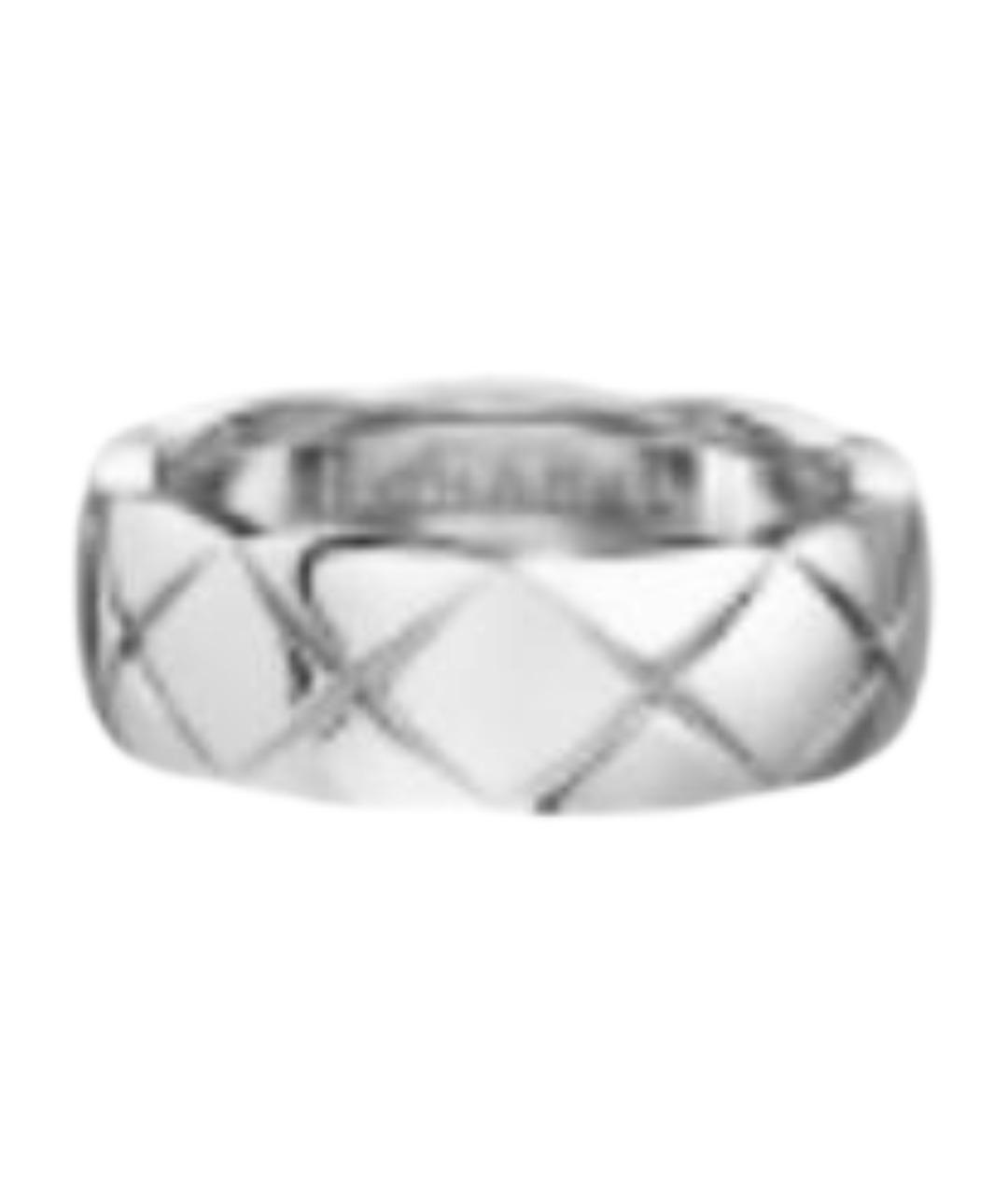 CHANEL Серебряное кольцо из белого золота, фото 1