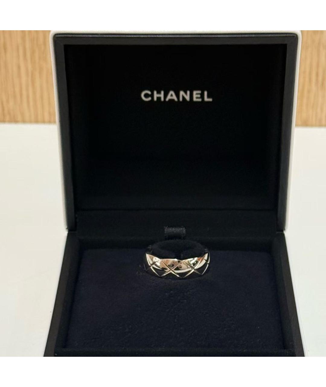 CHANEL Серебряное кольцо из белого золота, фото 3