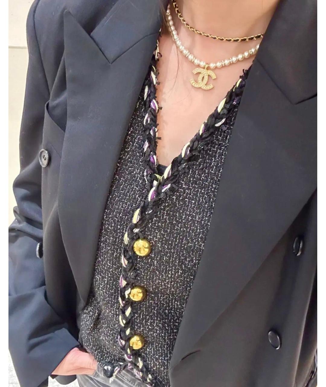 CHANEL Золотое жемчужное колье, фото 5