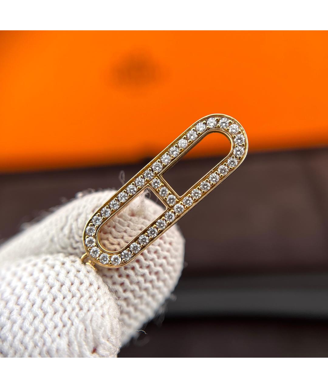 HERMES Золотой браслет из розового золота, фото 4