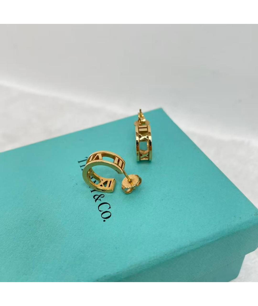 TIFFANY&CO Золотые серьги из желтого золота, фото 4