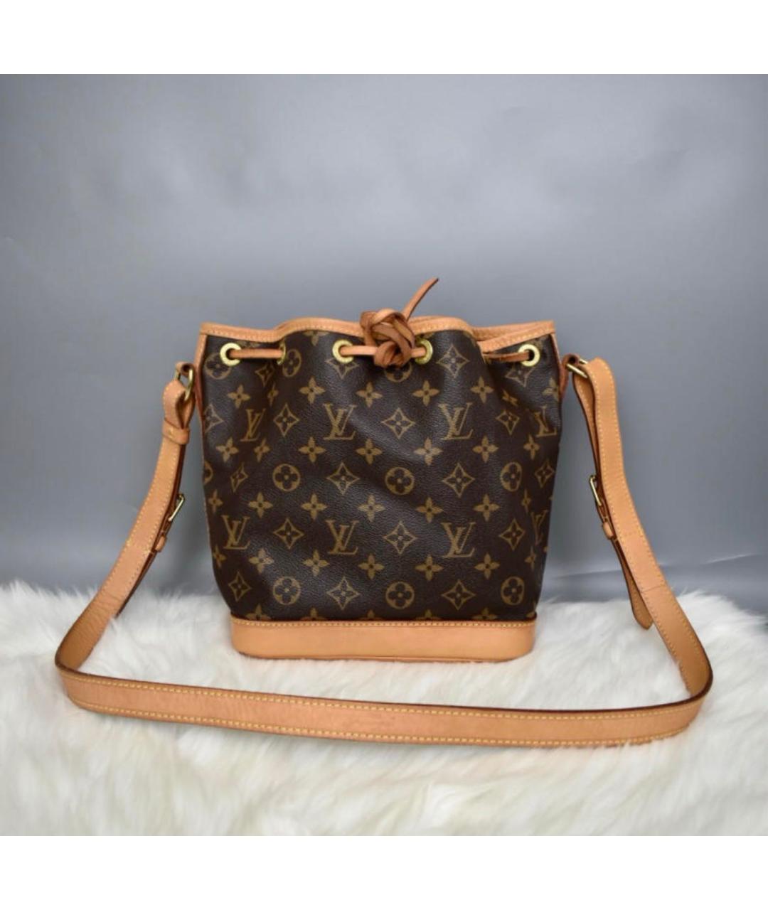 LOUIS VUITTON Коричневая сумка через плечо из искусственной кожи, фото 8